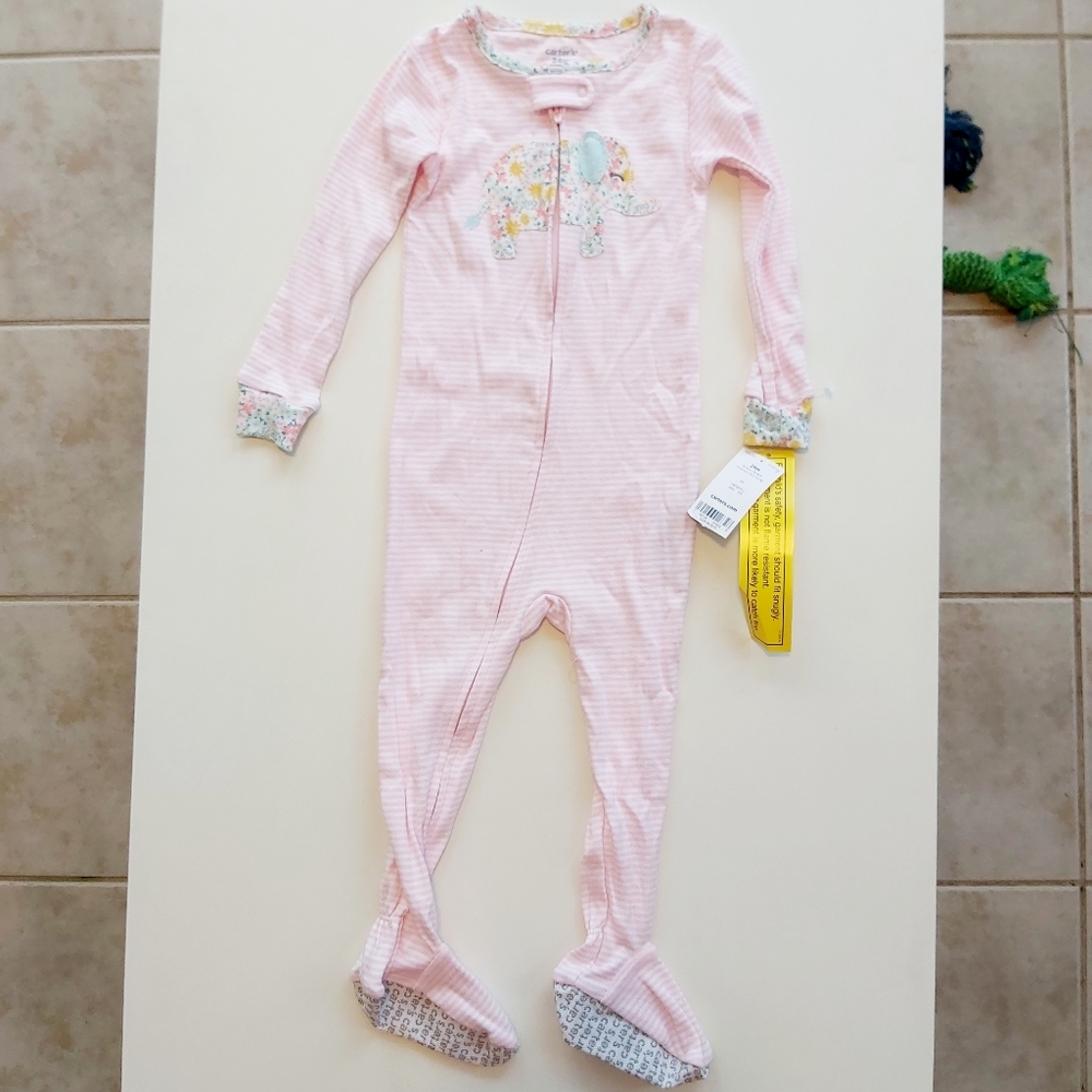Carter's Elephant pajamas
